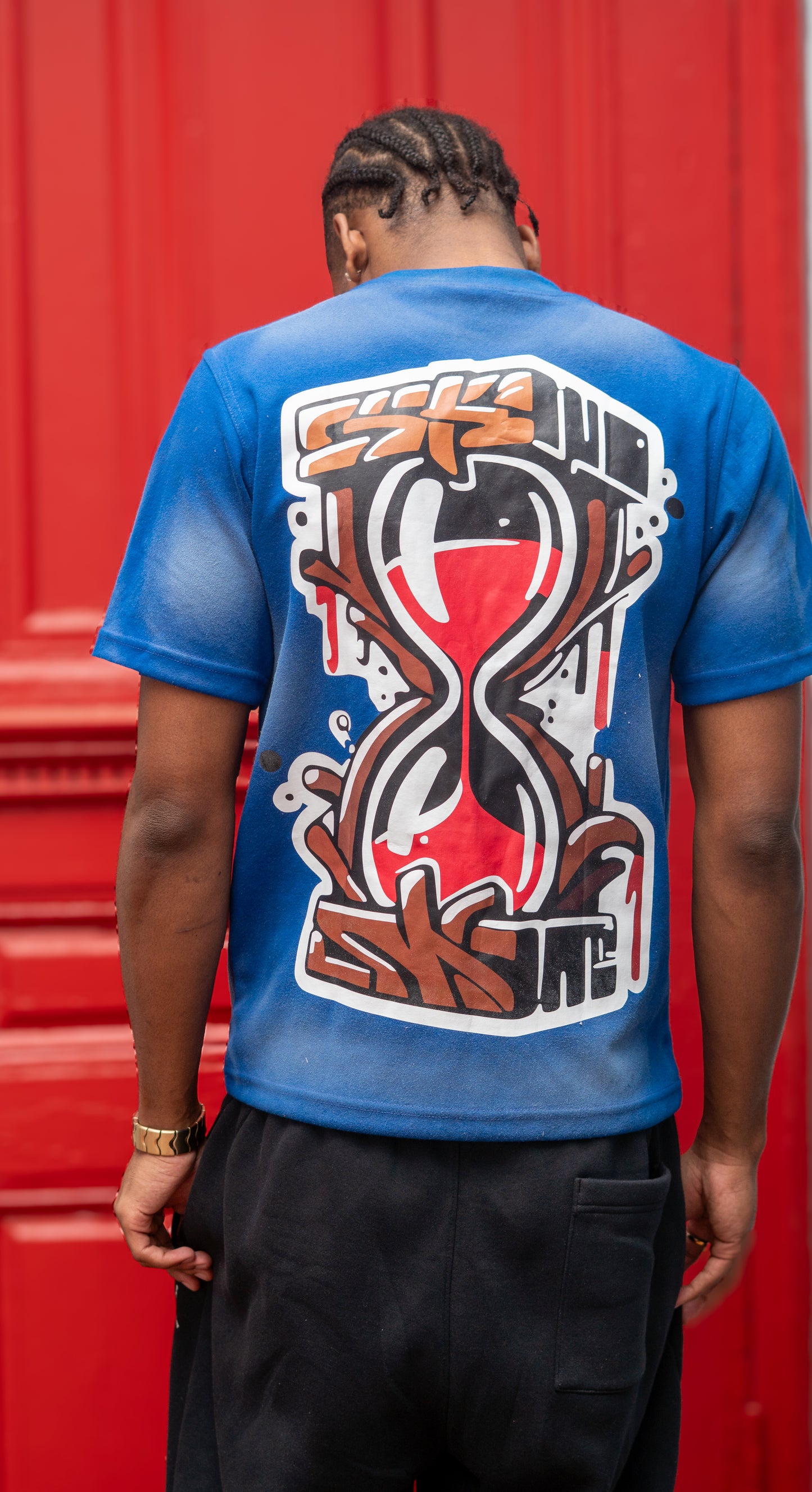 Fearless Royal Blue Graphic Tee (Yellow Logo)